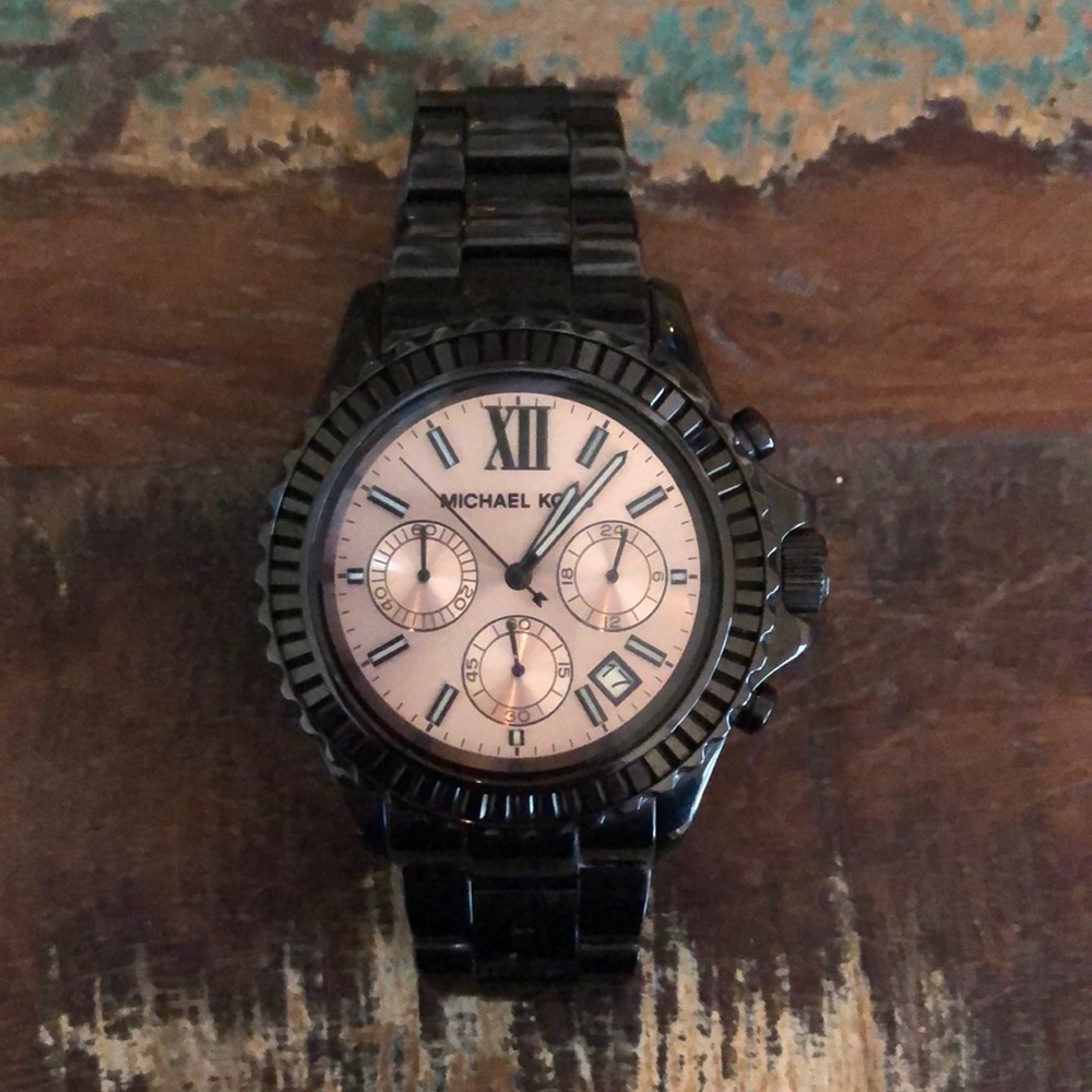 Black MIchael Kors Link Watch